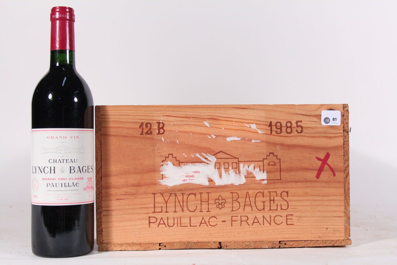 Null 1985 - Château Lynch-Bages
Pauillac Rouge - 12 blles CBO