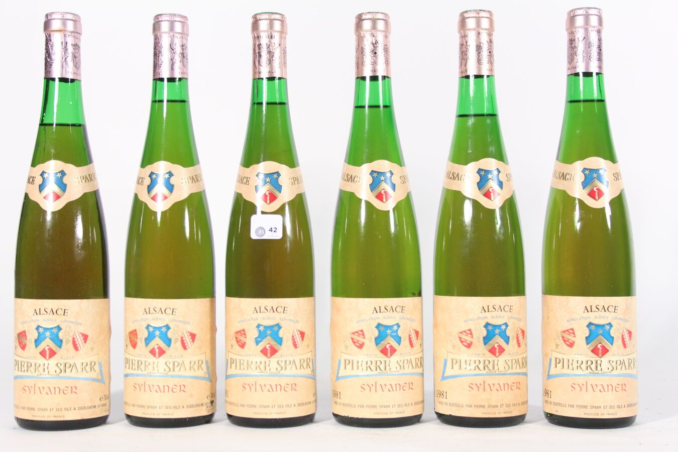 Null 1981 - Pierre Sparr
Alsace Sylvaner Blanc - 6 blles