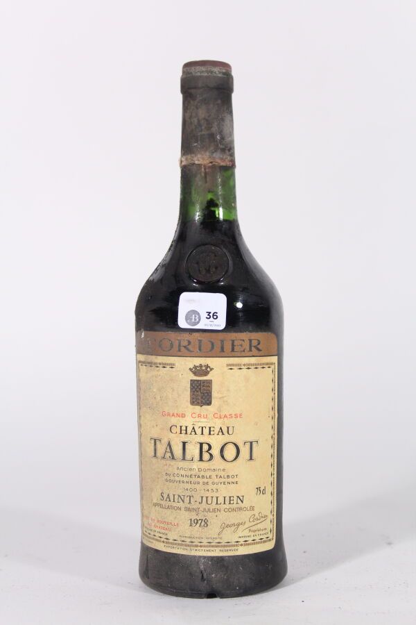 Null 1978 - Château Talbot
Saint-Julien Rouge - 1 blle