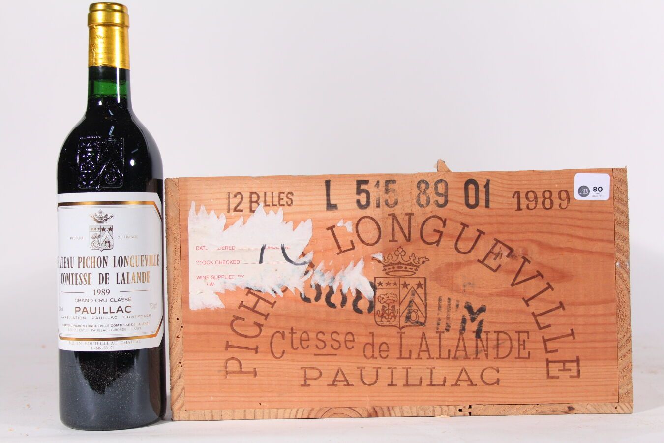 Null 1989年 - Pichon Longueville Comtesse de Lalande酒庄
波亚克红葡萄酒 - 12瓶CBO