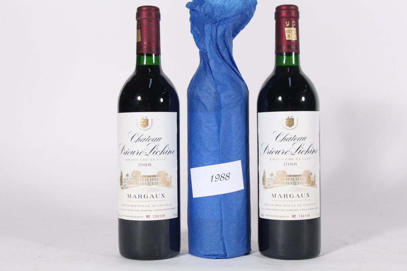 Null 1988 - Château Prieuré-Lichine
Margaux Rojo - 3 blles CBO
