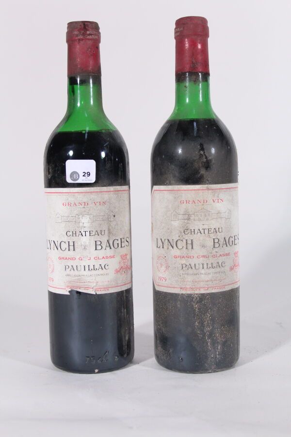 Null 1979 - Château Lynch Bages
Pauillac Rouge - 2 blles (TLB et HE)