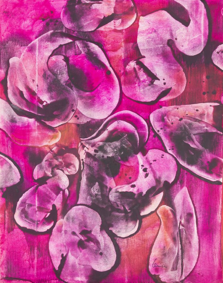 Null Alfred LENICA (1899-1977)
Ohne Titel rosa, 1967
Mischtechnik auf Papier, un&hellip;