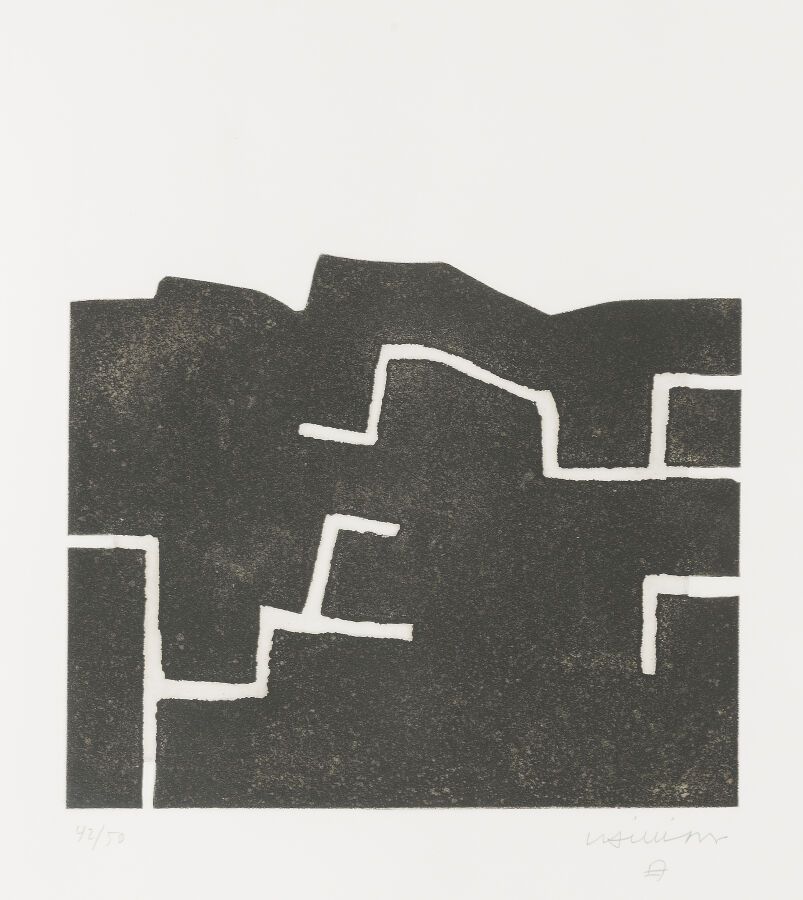 Null 爱德华多-奇利达（1924-2002）。
Zeihartu IV, 1973
纬线纸上的黑色蚀刻画，编号42/50，右下方有签名。
(Van der &hellip;