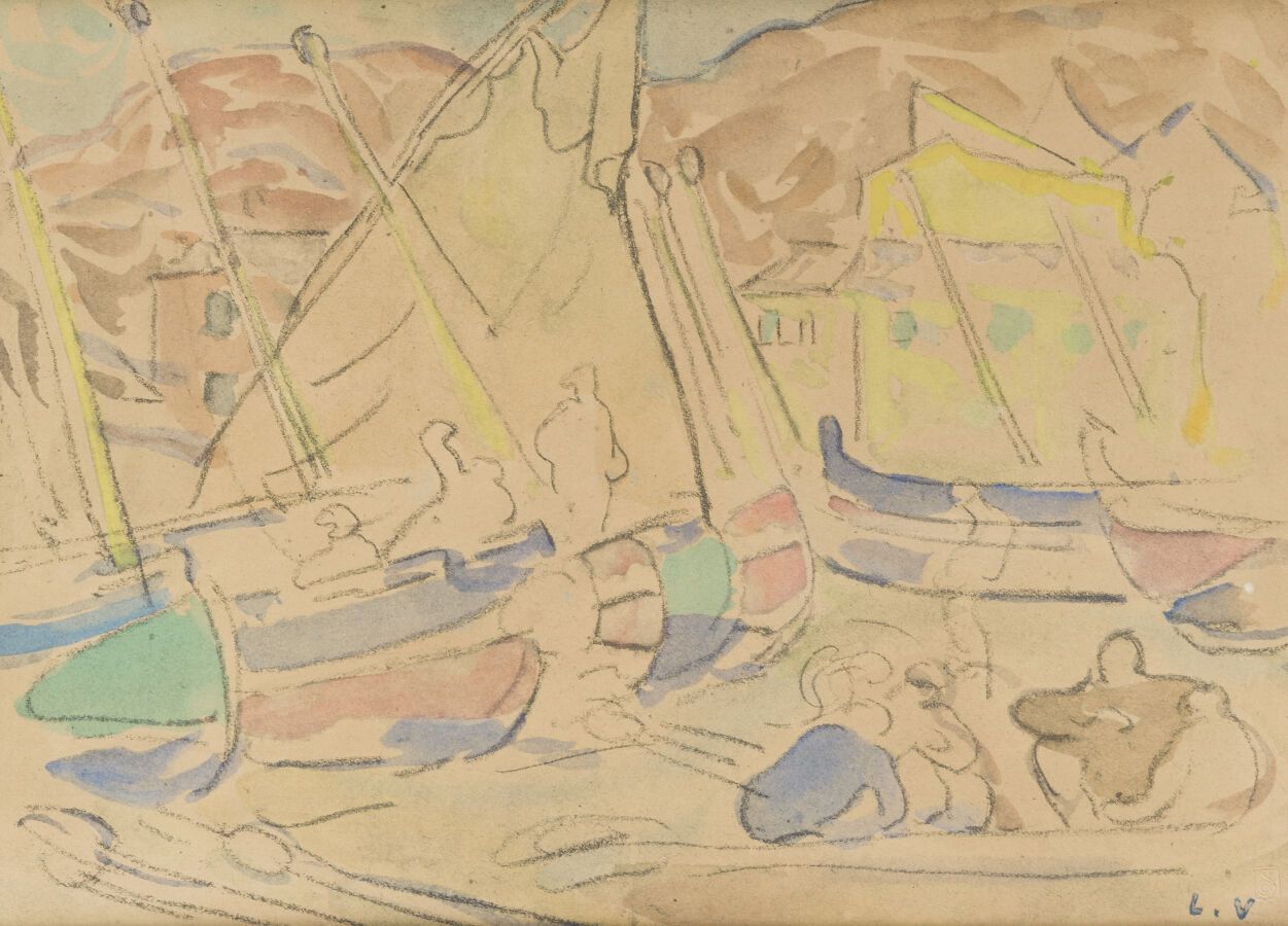 Null After Louis VALTAT (1869-1952)
Sailboats in Collioure
SPITZER process print&hellip;