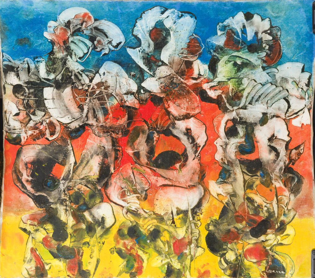 Null 阿尔弗雷德-莱尼卡(1899-1977)
Zarliwe, 1958-1967
布面油画，右下方有签名。
背面有标题、日期和所在地巴黎。
80 x 9&hellip;