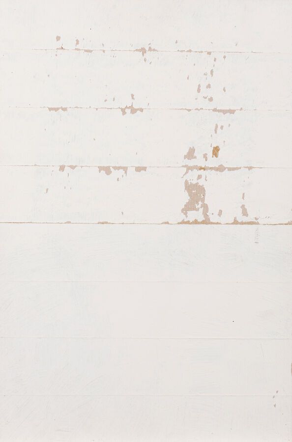 Null Jacques CLAUZEL (生于1941年)
白色系列，1999/2000
牛皮纸上的丙烯，装在面板上，背面有签名和日期。
37 x 24,5厘&hellip;