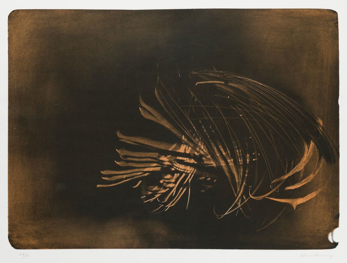 Null 汉斯-哈同(1904-1989)
法兰多
彩色石版画，编号为21/75，干印 "ERKER PRESSE"。
主题：42,5 x 59 cm. 53,&hellip;