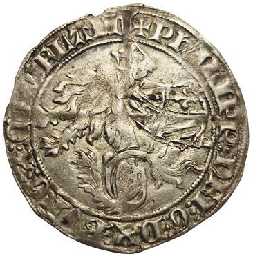 Null Contea di Fiandre. Filippo l'Ardito. 1384-1404. Doppio Gros Bodrager. 4,15g&hellip;