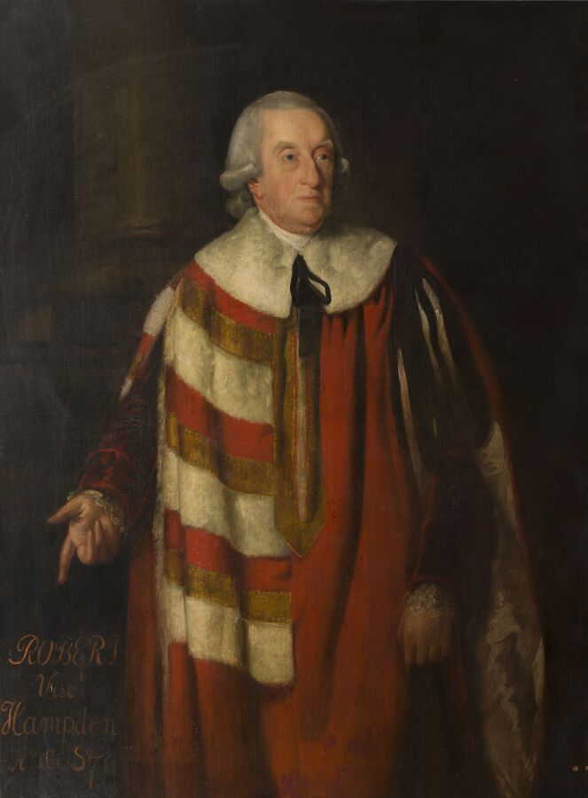 Null ÉCOLE ANGLAISE DU XVIIIe SIÈCLE
Portrait de Robert Hampden-Trevor, premier &hellip;