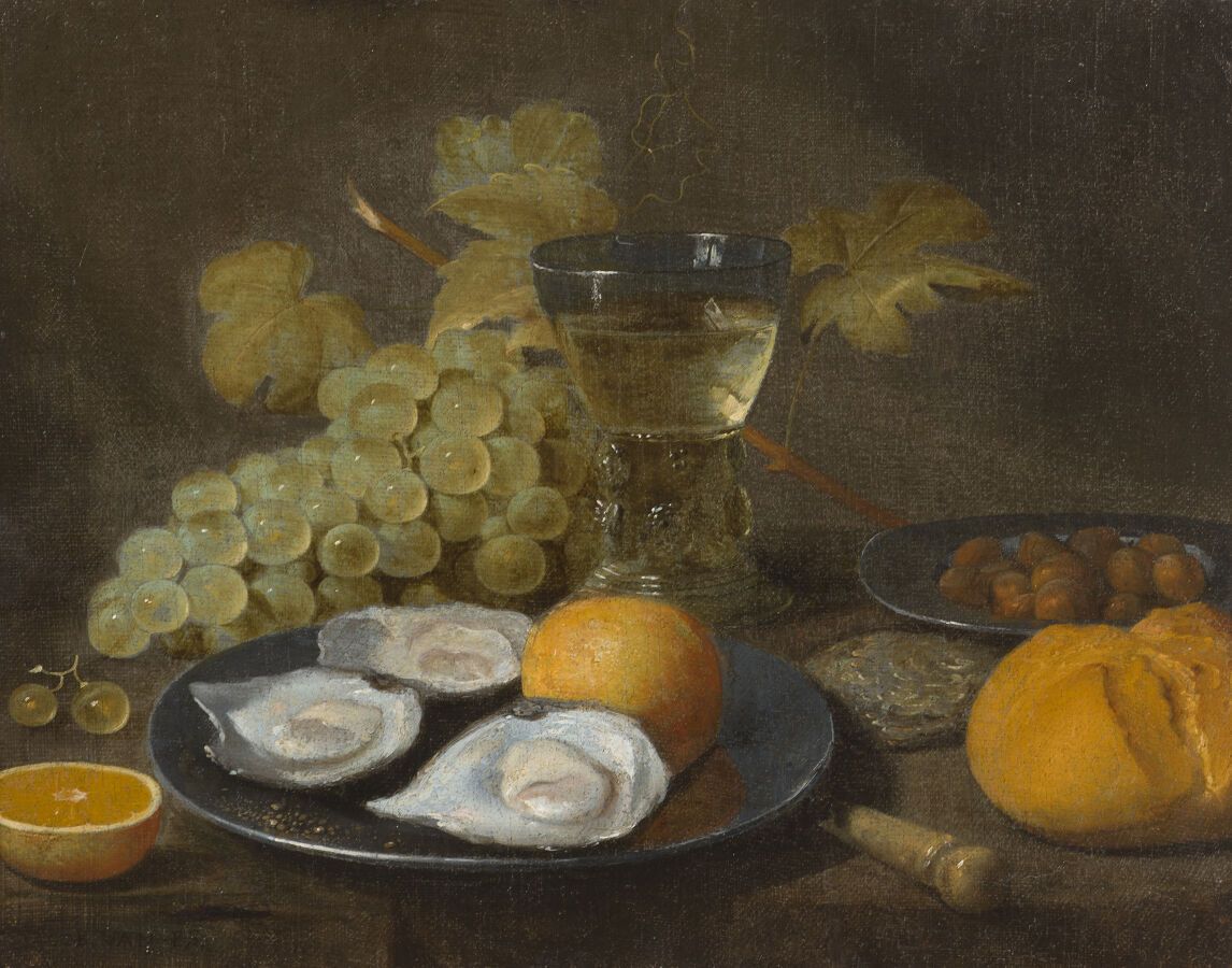 Null Jacob Foppens VAN ES (1596-1666)
Bodegón con röhmer, plato de ostras y uvas&hellip;