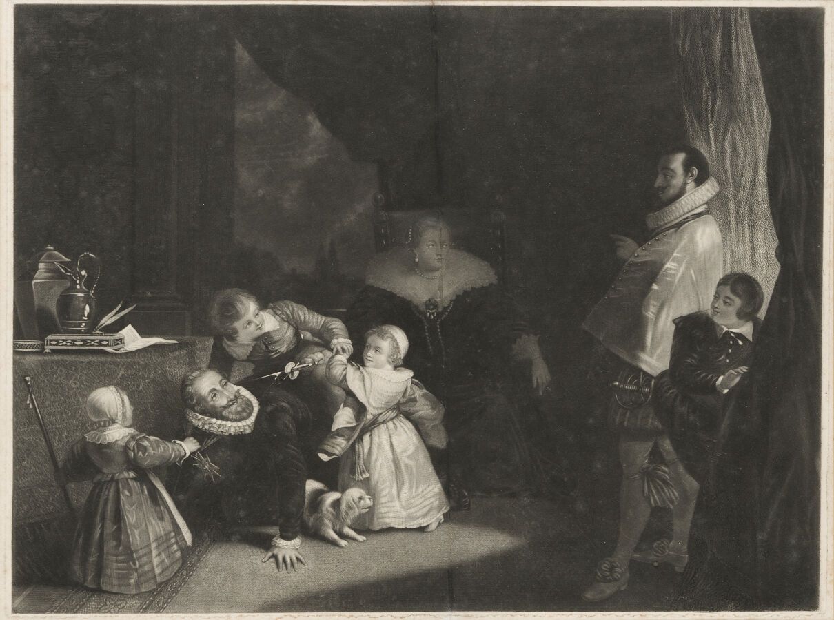 Null D'après Richard Parkes BONINGTON (1802-1828)*
Henri IV jouant avec ses enfa&hellip;
