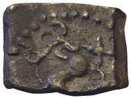 Null Ruteno. Siglo I a.C. Dracma COB con ciervo. Tipo II A. 2,13grs. LT.3566. Ra&hellip;