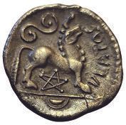 Null Rêmes. 1st c. B.C. ATEVLA / VLATOS denarius. 1.74grs. DT.641. A very fine e&hellip;