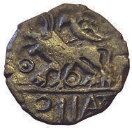 Null Carnutes. 1st c. B.C. Bronze COIIAT with lion. 3,06grs. DT.2598. Very fine &hellip;