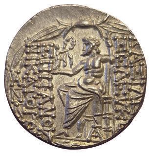 Null 塞琉古王国。Seleukos VI Nikator，公元前 97-94 年。Tetradrachma。安提阿。16.1格令。HGC 9