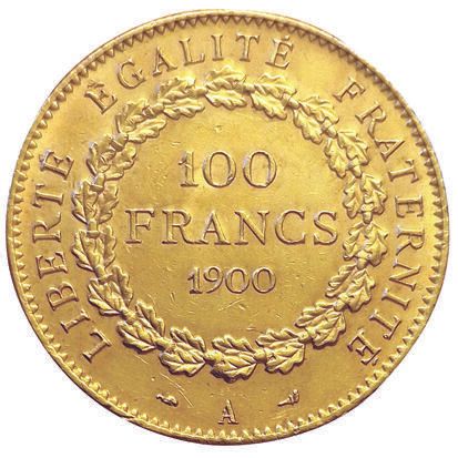 Null IIIe République.100 Francs Génie 1900 A. F.552/13. 20260 ex. TTB+