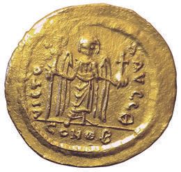 Null Byzance. Maurice Tibère. Solidus. R/ VICTORIA AVGG(Thêta). Constantinople. &hellip;