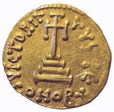 Null 拜占庭。康斯坦斯二世和君士坦丁四世，654-659 年。铜币。R/ VICTORIA AVGY（Theta）。