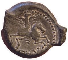 Null Meldes. 1er s. Av. J.C. Bronze EPENOS. 3,11grs. DT.587. TTB