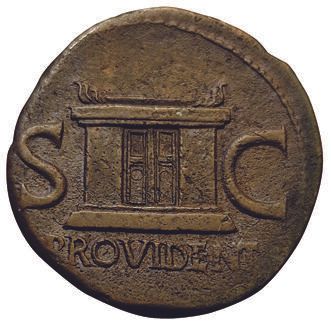 Null Augustus. 27 v. Chr. / 14 n. Chr. Dupondius. R/ PROVIDENT. Altar, SC auf be&hellip;