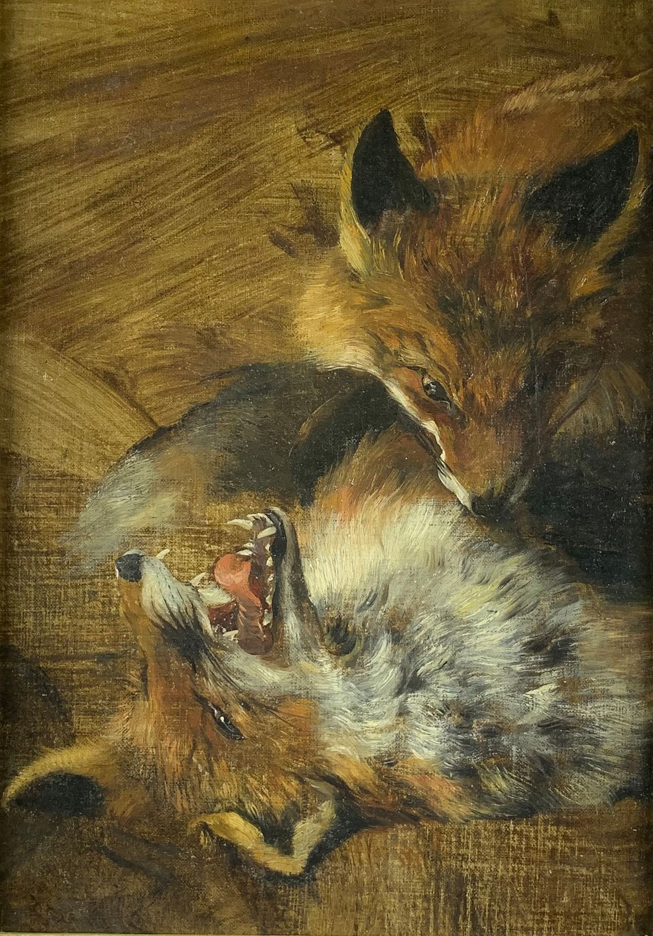 Null Ecole du XIXe siècle

Etude de loups.

Huile sur toile marouflée sur carton&hellip;