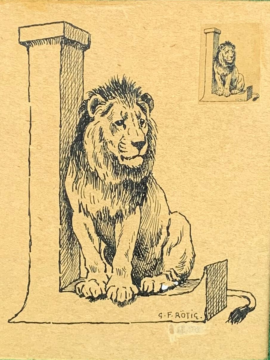 Null Georges Frédéric ROTIG (1873-1961)

"L" comme lion.

Dessin à l'encre de ch&hellip;