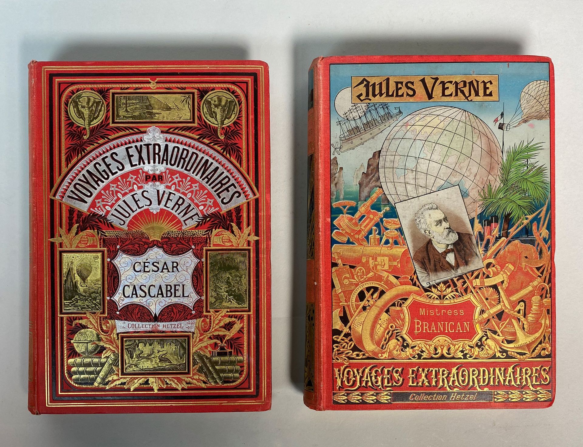 Null Jules VERNE, Voyages extraordinaires, collection Hetzel :

- César Casabel,&hellip;