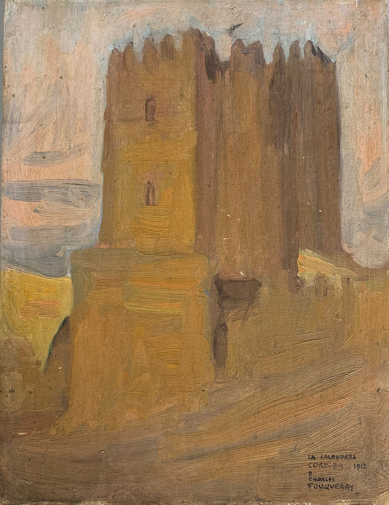 Null Charles FOUQUERAY (1869-1956)

La tour de la Calahorra à la tombée du jour,&hellip;