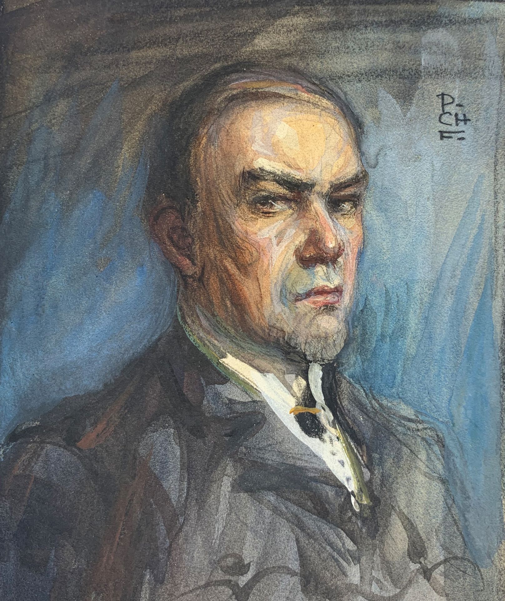 Null Charles FOUQUERAY (1869-1956)

Autoportrait, vers 1910.

Aquarelle, gouache&hellip;