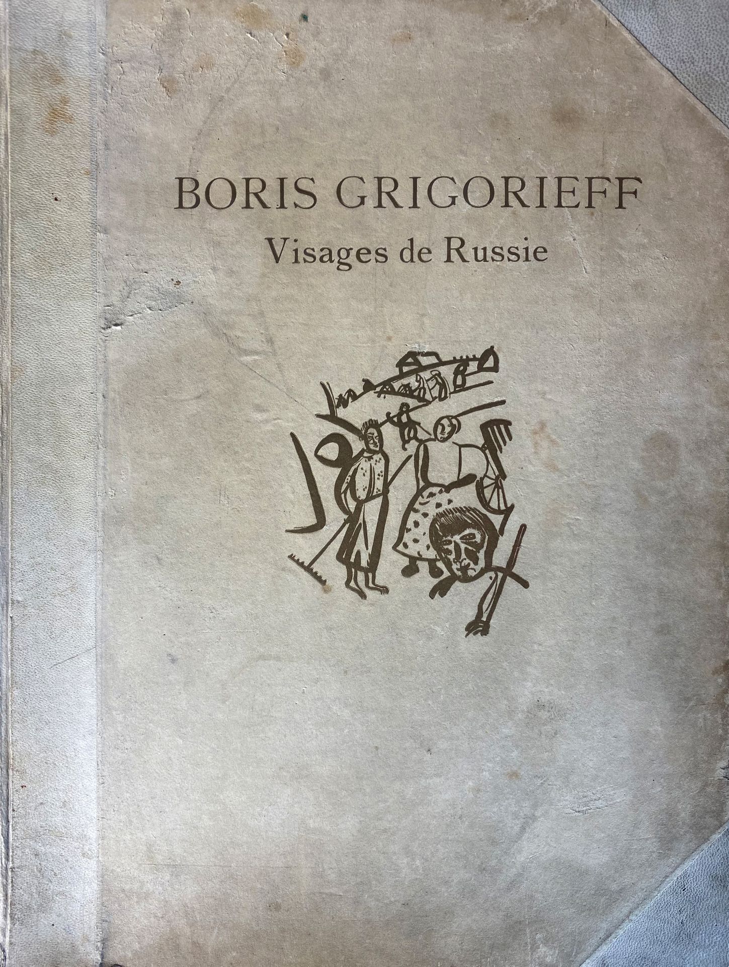 Null Boris GRIGORIEFF. Visages de Russie. Textes par Louis Réau, André Levinson.&hellip;