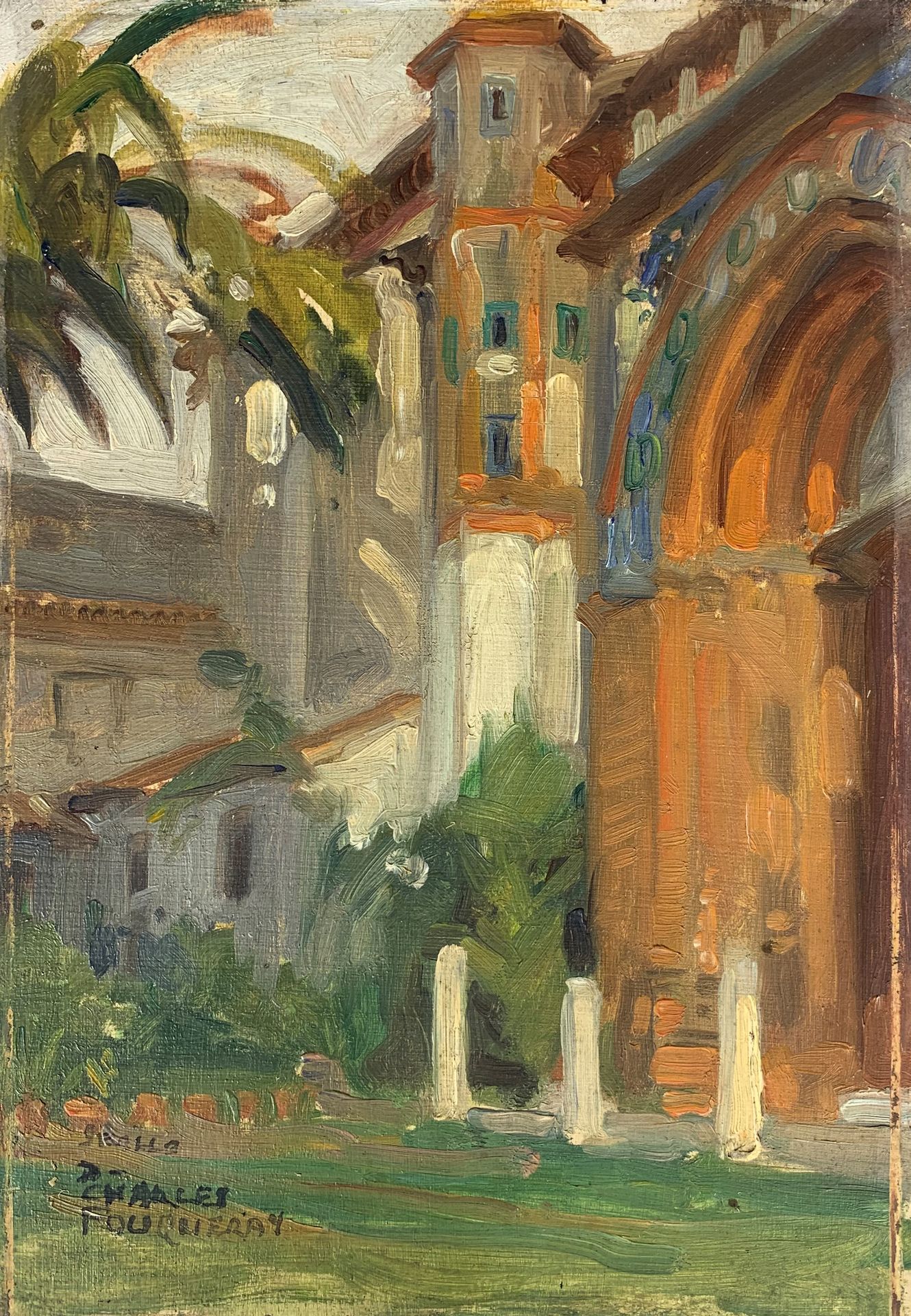 Null Charles FOUQUERAY (1869-1956)

Plaza de America à Séville.

Huile sur panne&hellip;