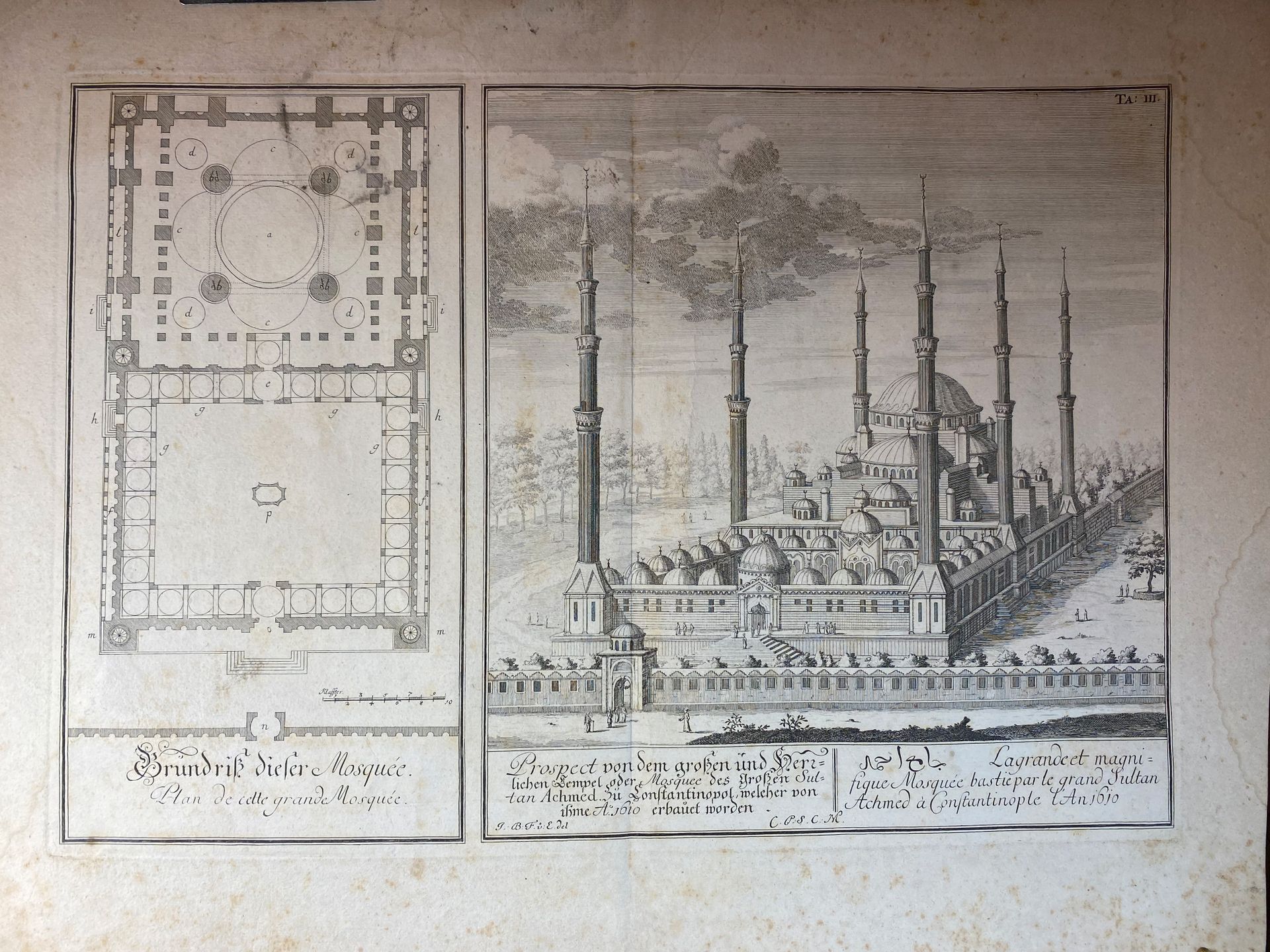 Null Johann Bernhard FISCHER VON ERLACH (1656-1723).

Perspective et plan de "la&hellip;