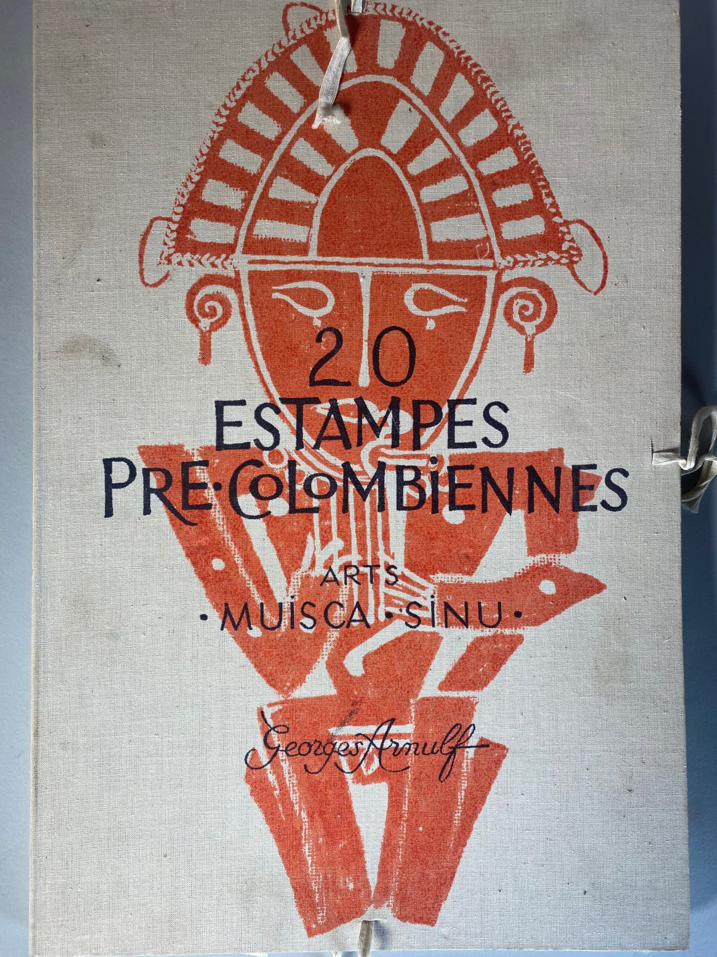 Null Lot de deux livres :

- Georges ARNULF, 20 estampes précolombiennes. Arts M&hellip;