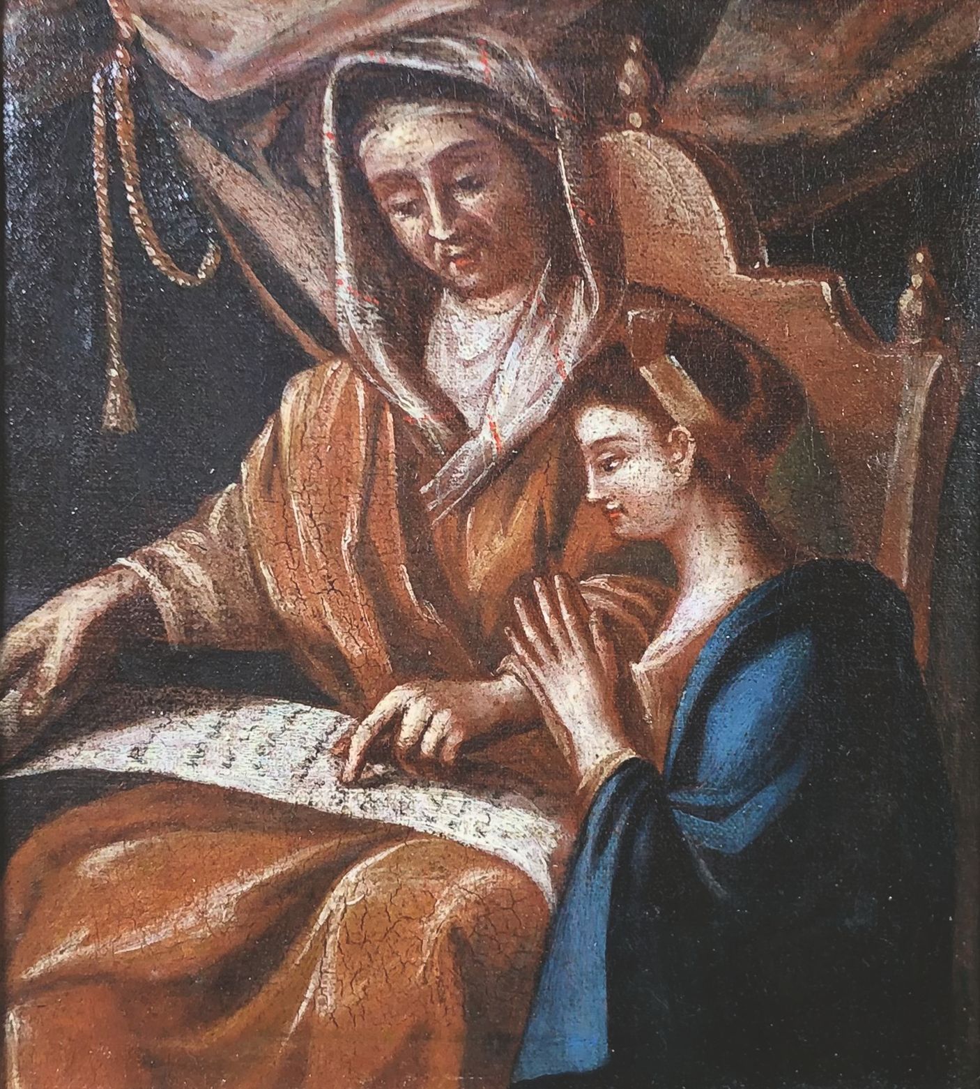 Null Ecole italienne du XVIIe siècle

L'éducation de la Vierge.

Huile sur toile&hellip;