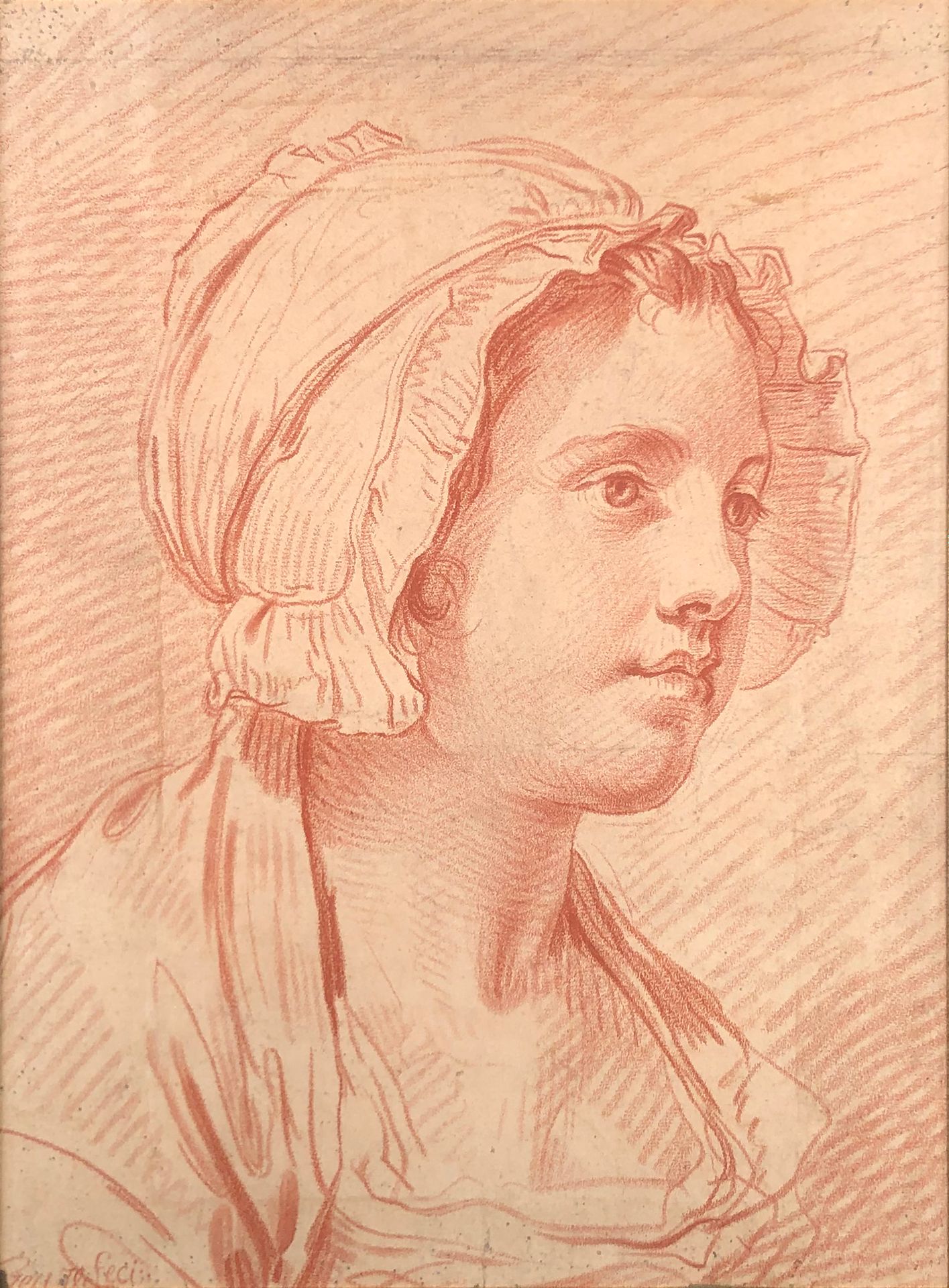 Null Escuela francesa del siglo XIX según Jean-Baptiste GREUZE

Retrato de una m&hellip;