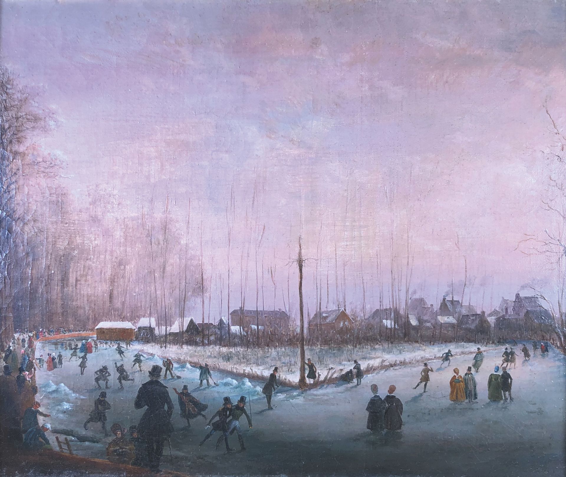 Null Van IMSCHOTT A.J (XIXe siècle) (Attribué à)

Les patineurs.

Huile sur toil&hellip;