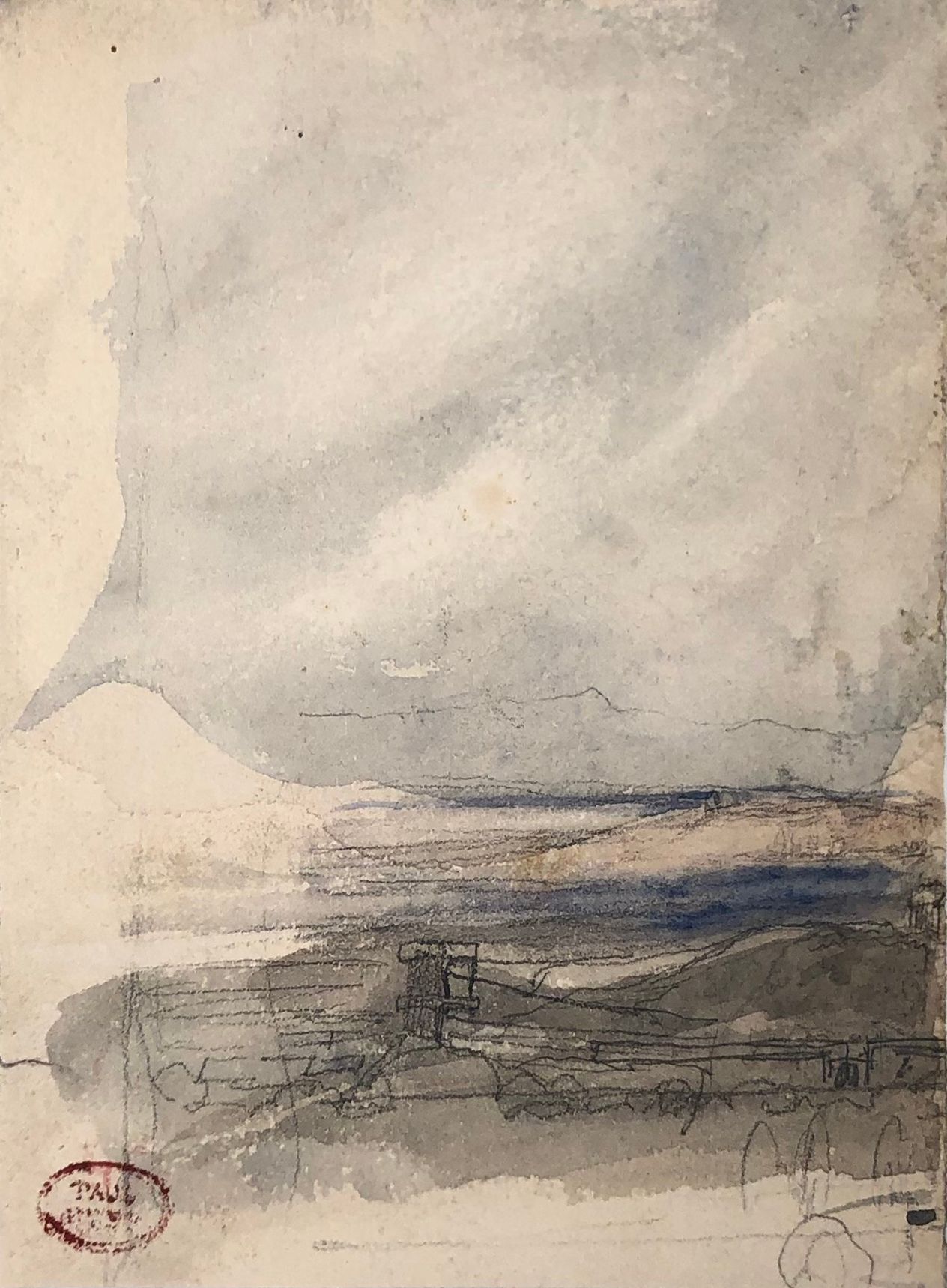 Null Paul HUET (1803-1869)

Landscape.

Watercolor. Workshop stamp in the lower &hellip;