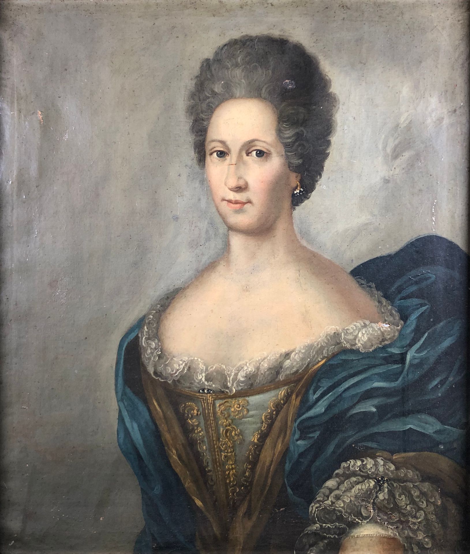 Null 18世纪的法国学校

一个有品质的女人的画像。

布面油画。 

57 x 49,5 cm