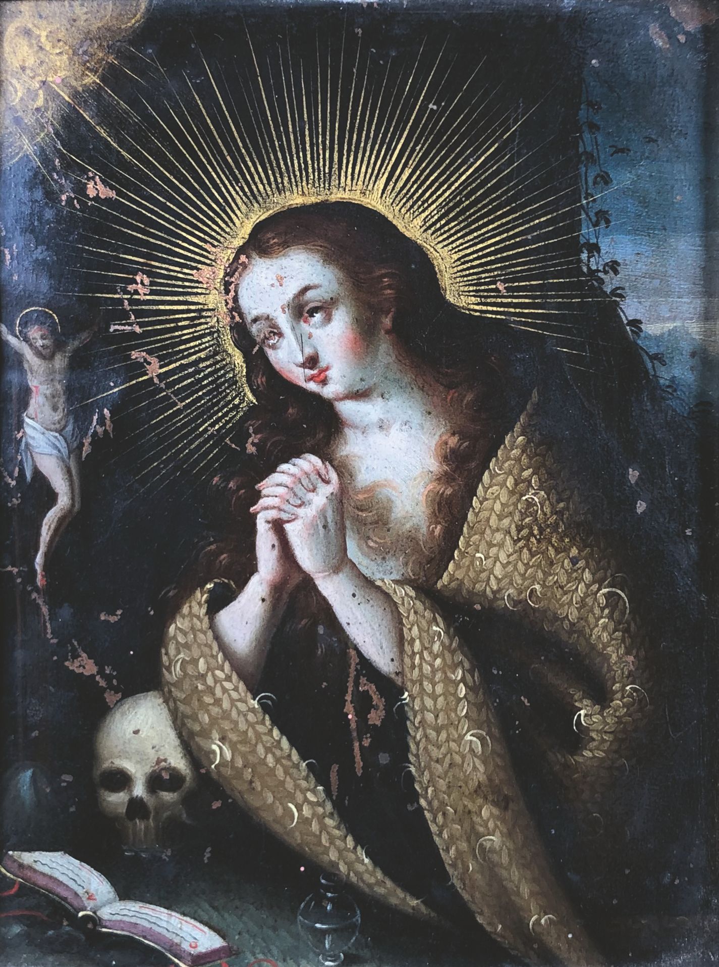 Null Scuola italiana del XVII secolo

Maria Maddalena penitente.

Olio su rame.
&hellip;
