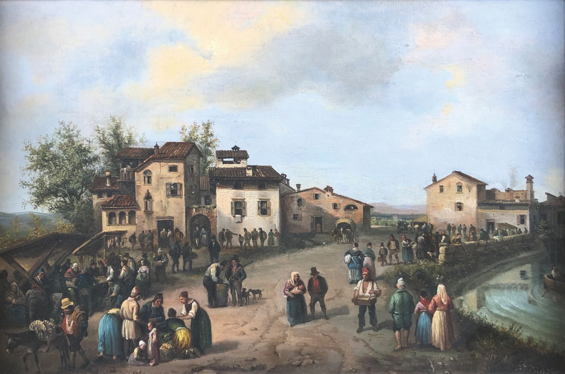 Null Italienische Schule des 19. Jahrhunderts, umringt von Carlo FERRARI (1813-1&hellip;