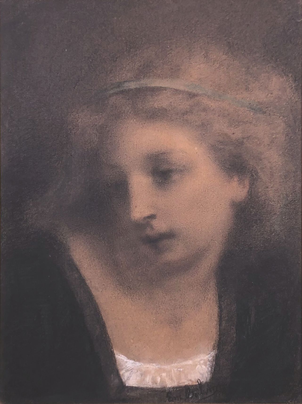 Null Emile BOILVIN (1845-1899)

Mujer con la cabeza girada.

Carbón y tiza blanc&hellip;