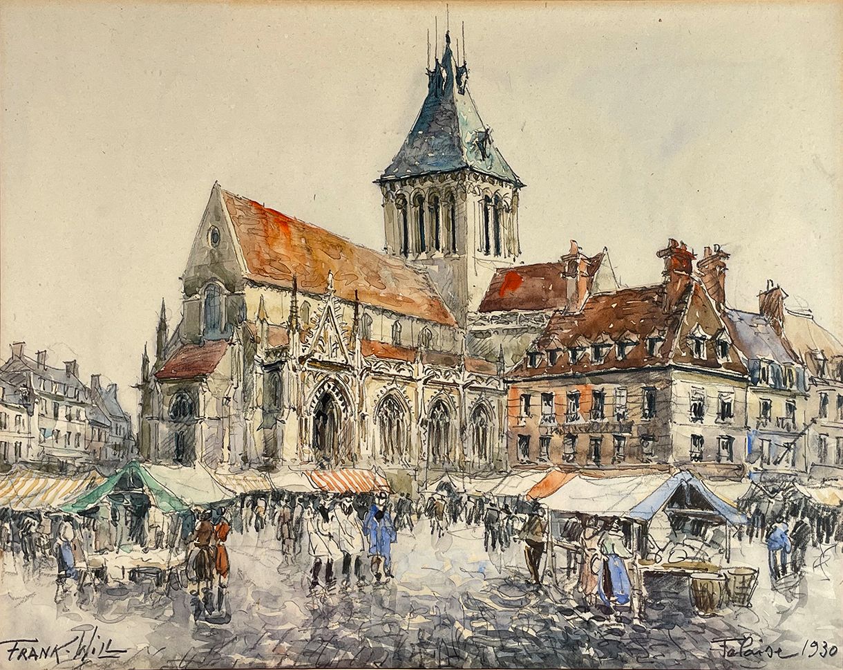 Null FRANK-WILL (1900-1951)
Falaise, 1930.
Aquarelle signée en bas à gauche, sit&hellip;