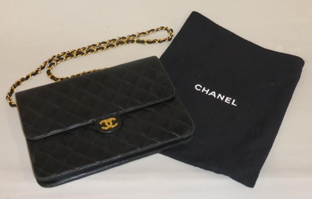 Buy Chanel Chanel Piercing Chain Flap Bag CC Studded Quilted Black Lambskin  Small pre-owned