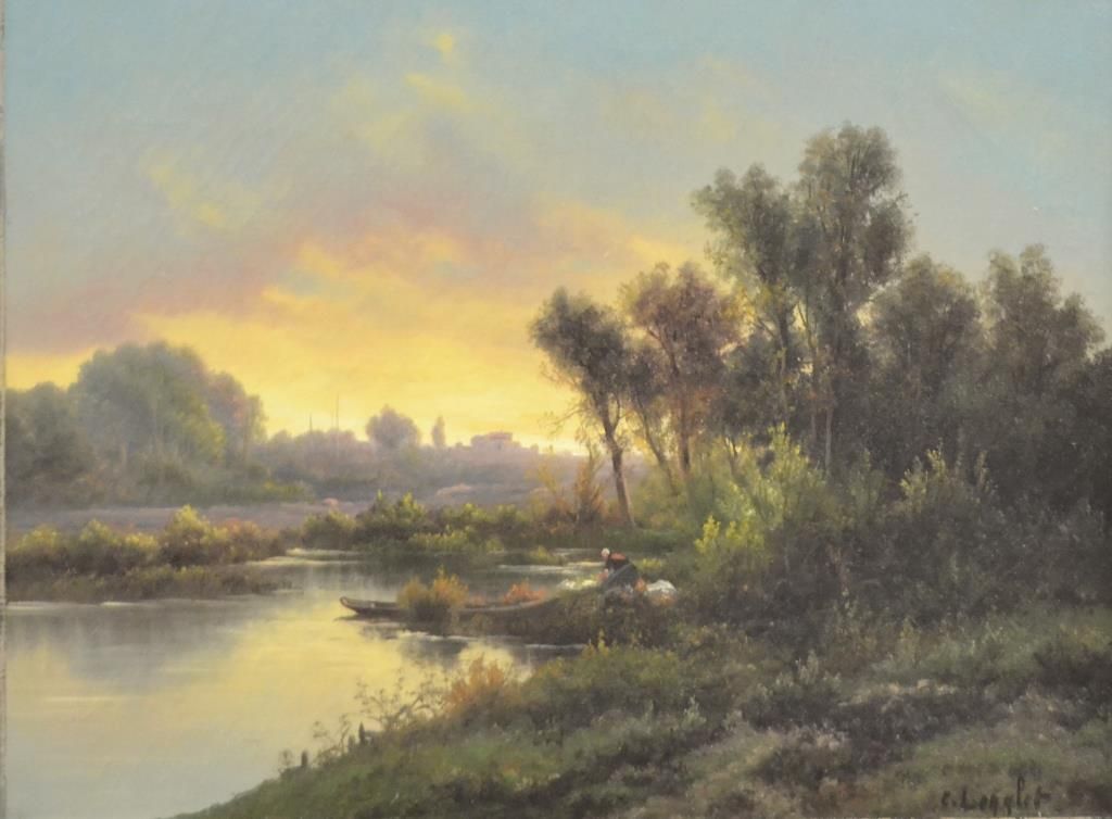Null Charles LENGLET (1791- ?)

" Lavandière au bord de la rivière "

Huile sur &hellip;