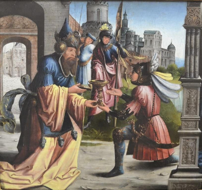 Jan II VAN CONINXLOO (Bruxelles c.1489-c.1546) 
扬二世-范-科宁斯洛（布鲁塞尔，约1489-1546）。
"亚伯&hellip;