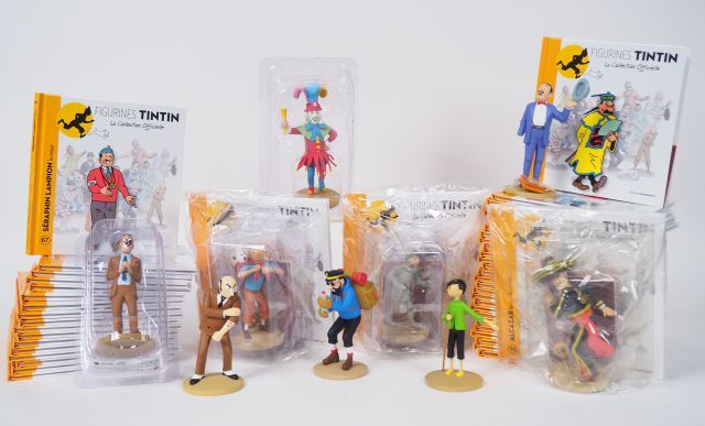 Null 53 figurines dont 38 Figurines (N°51 à 88) "Collection oficielle TINTIN" av&hellip;
