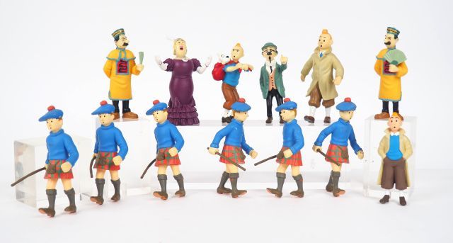 Null 13 figurines Moulinsart