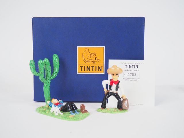 Null REF 46201- Moulinsart Plomb/ Collection classique "Tintin dort" - Bandit" T&hellip;