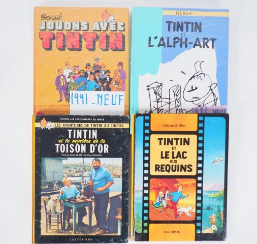 Null LOT de 4 albums : Tintin et le mystère de la Toison d'or (B32 BE+), Album j&hellip;